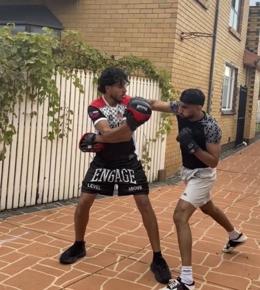 Jibrael on the pads